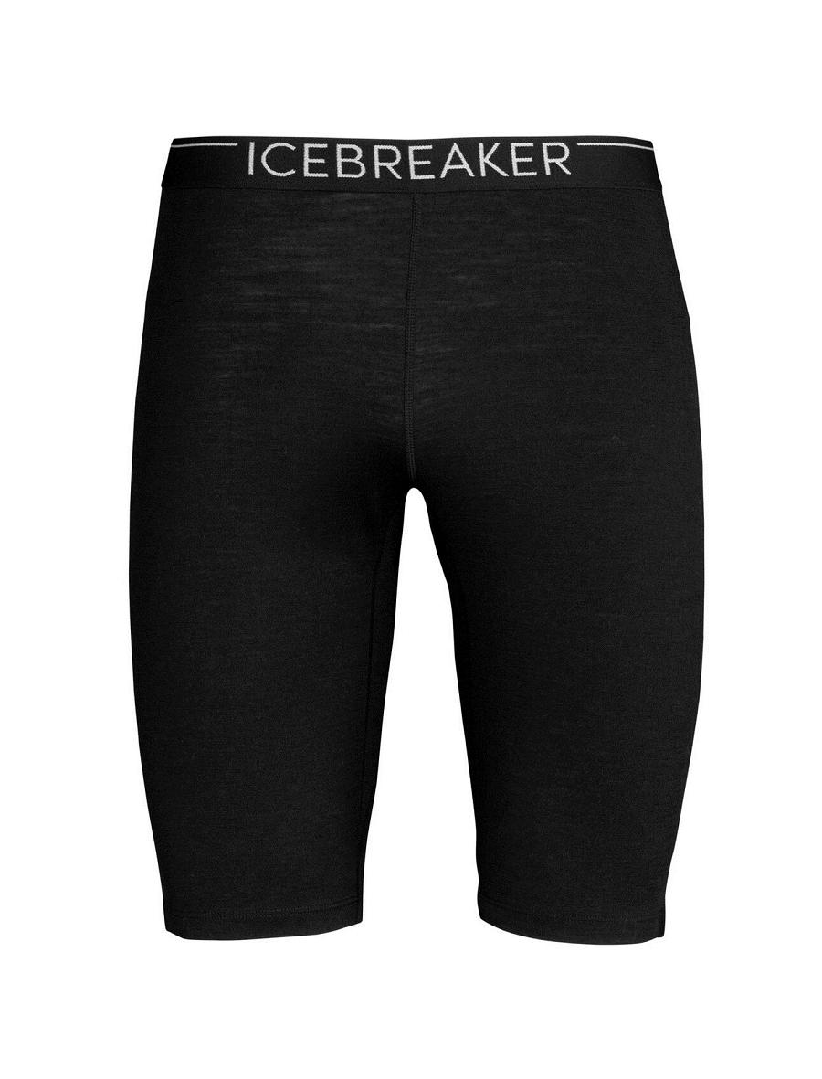 Black Icebreaker Merino 200 Oasis Thermal Men's Shorts | AU 1111VRWD